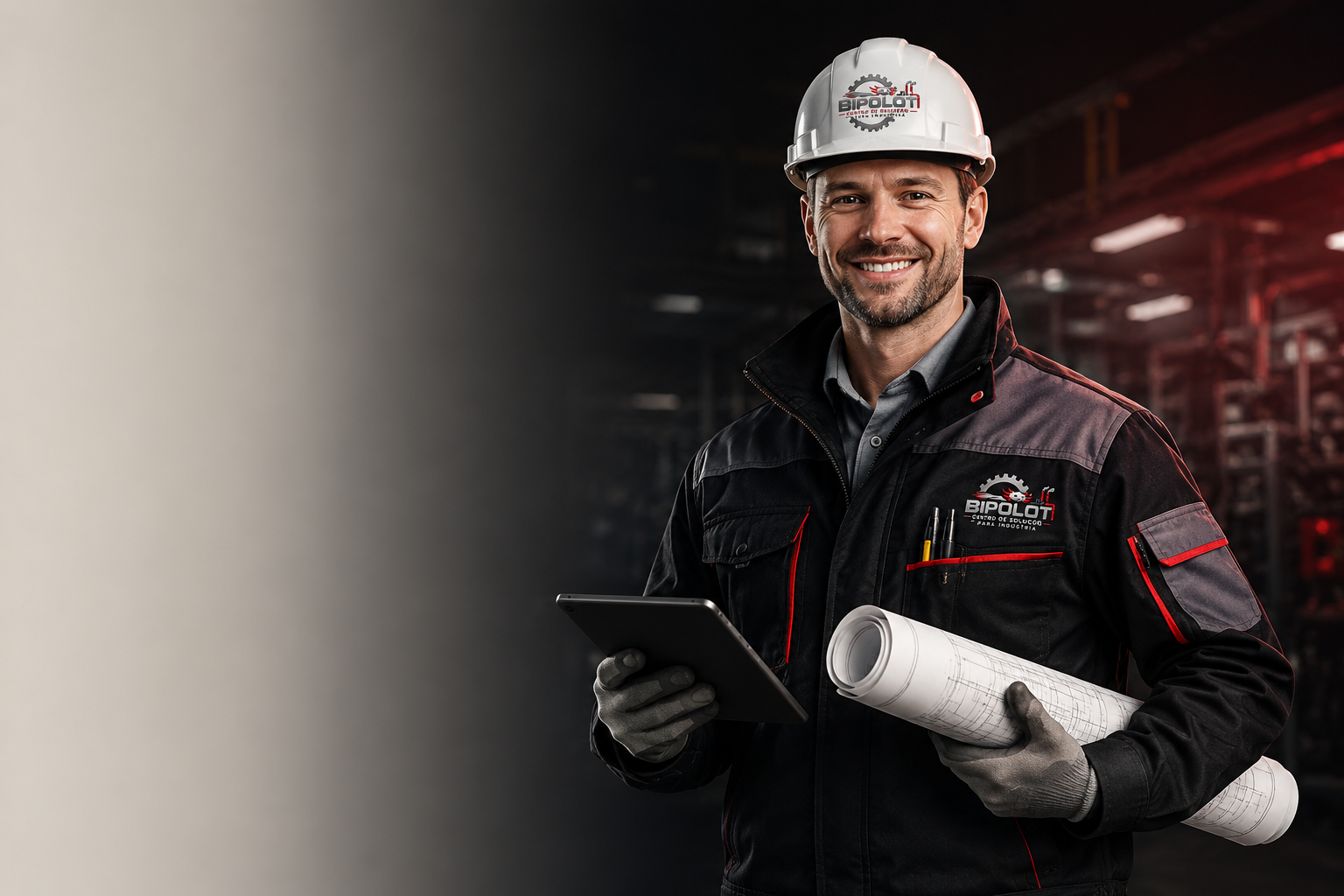 Equipe técnica industrial Bipolot